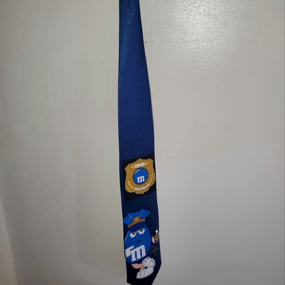 M&M’s  Police Big Blue Police Officer Tie NWT - Picture 4 of 5